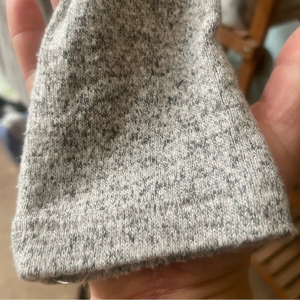 C’est Moi Heather Grey Boatneck Batwing Long sleeve Top - Picture 6 of 10